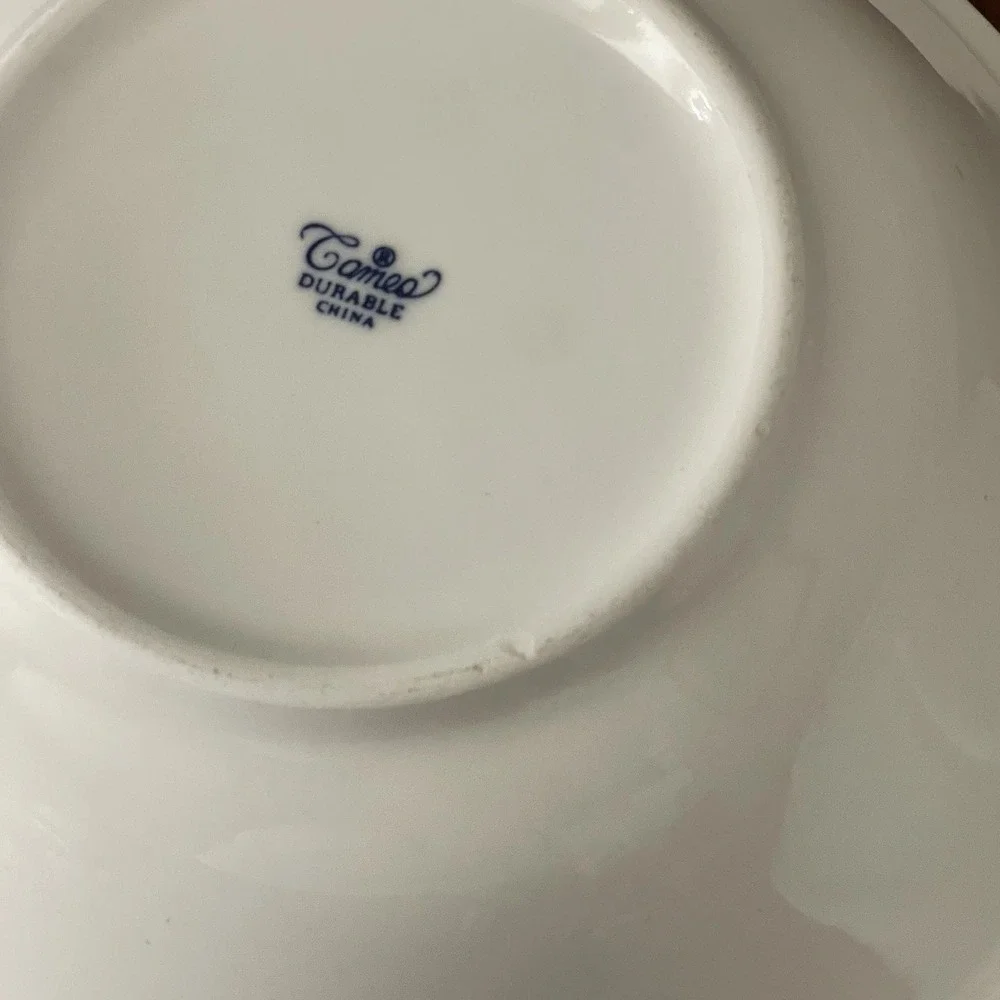 Blue Lotus Collection By Cameo China 2 Serving Bowls